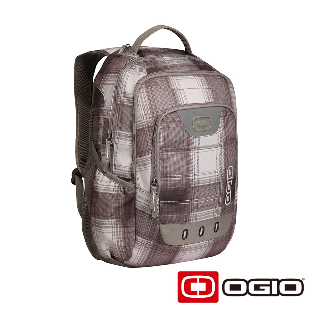 OGIO OPERATIVE II 17吋 行動電腦後背包-棕白格紋