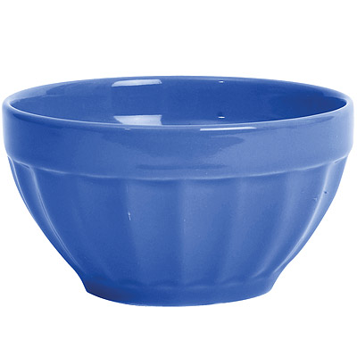 EXCELSA Fashion直紋陶餐碗(藍14cm)