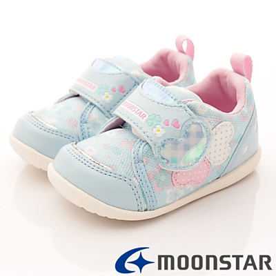 日本月星頂級童鞋 甜心機能款 FO309淺藍(寶寶段)HN