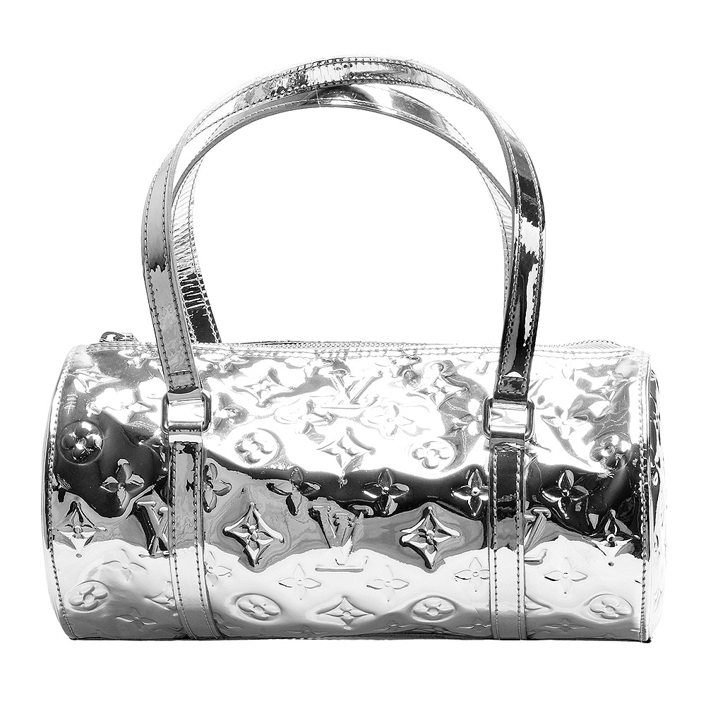 Louis Vuitton Papillon Handbag Purse Monogram Miroir Argent M95269