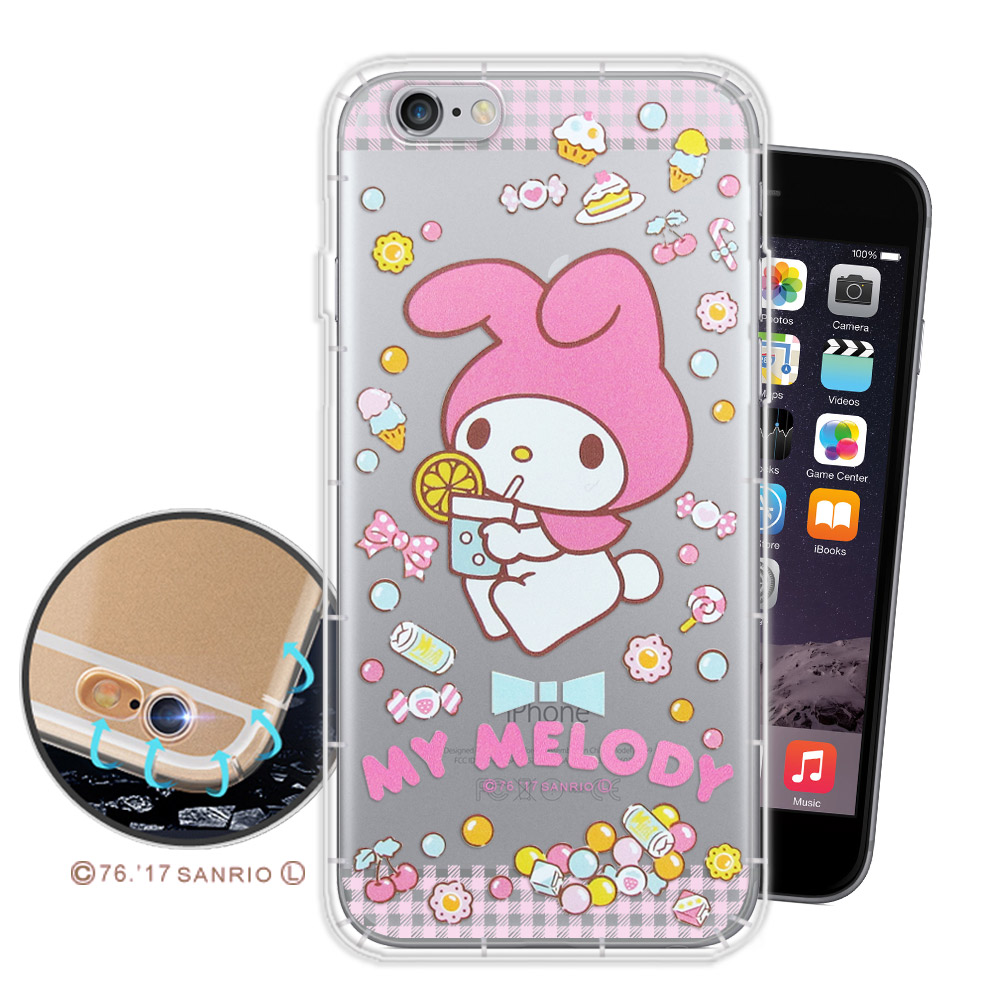 三麗鷗 My Melody iPhone 6s/6 4.7吋 空壓氣墊手機殼(糖果美樂蒂)