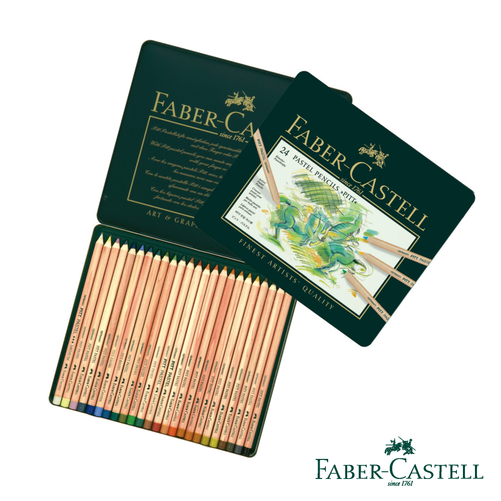 Faber-Castell PITT藝術家級粉彩色鉛筆24色