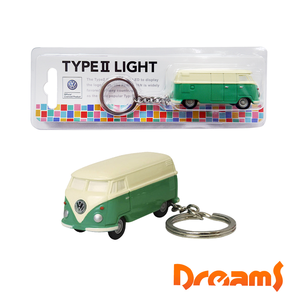 日本 Dreams VW福斯授權LED小巴士鑰匙圈 product image 1