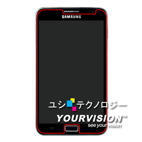 Samsung GALAXY Note N7000 晶磨抗刮高光澤(亮面)機身正面保護貼