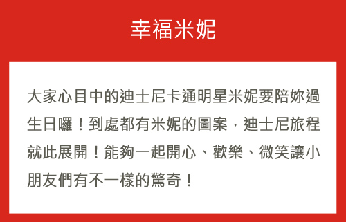 派對盒 PartyBox 生日派對懶人包 幸福米妮主題 8人基本派對盒