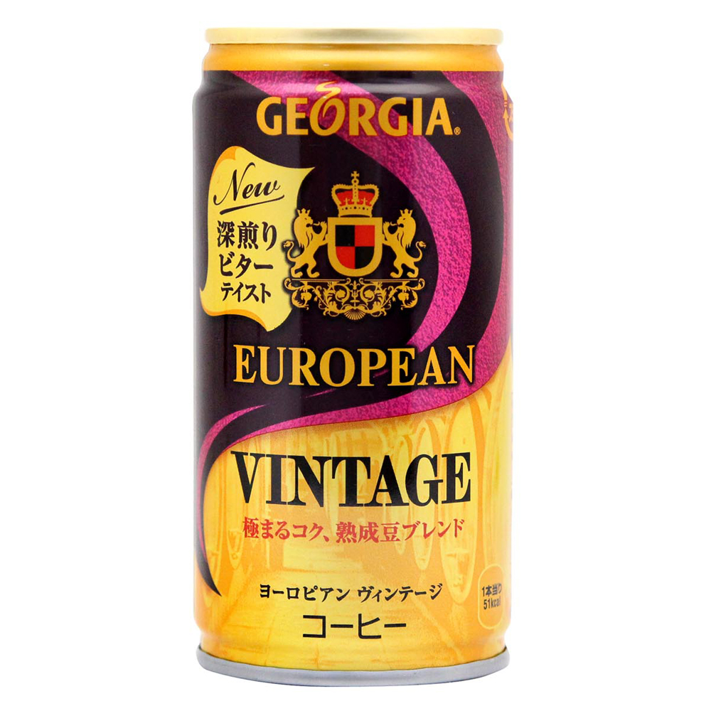 Coca-Cola日本可口可樂 喬治亞咖啡-深煎(190gx6罐)