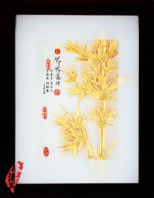 My Gifts-立體金箔畫-節節高升(古香系列22.7x17.6cm)