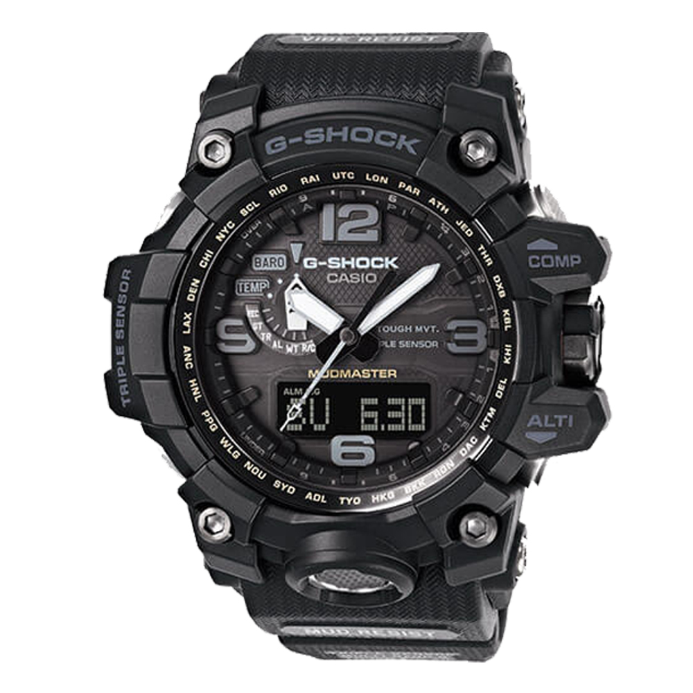 G-SHOCK 強悍機能陸海空防泥概念電波錶(GWG-1000-1A1)-黑/56mm