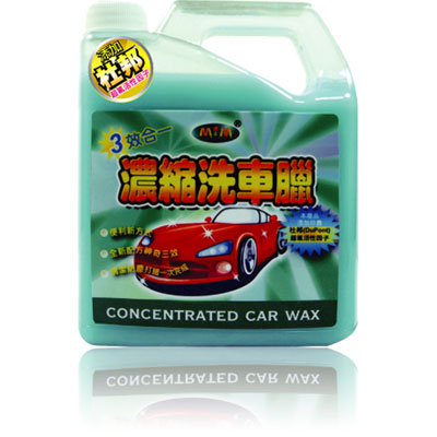 美久美高濃縮洗車臘1000ml-經濟瓶