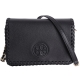 TORY BURCH MARION COMBO 編織滾邊斜背包(黑色) product thumbnail 1