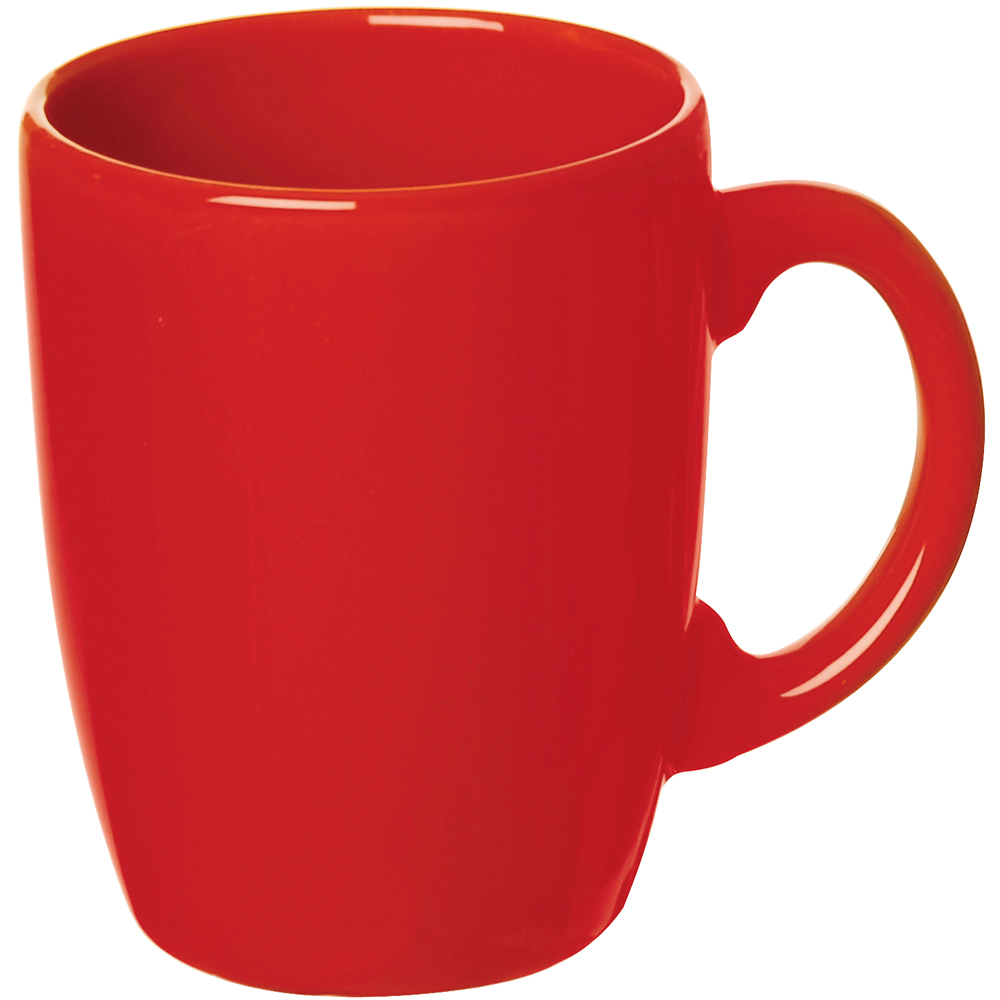 《EXCELSA》陶製馬克杯(紅260ml) | 水杯 茶杯 咖啡杯
