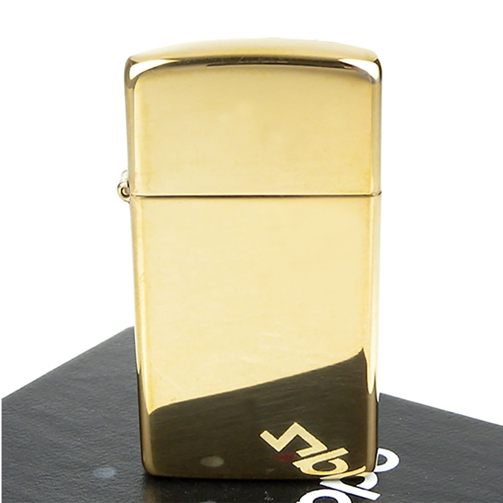 【ZIPPO】美系~Solid Brass~純銅高磨光金色鏡面打火機