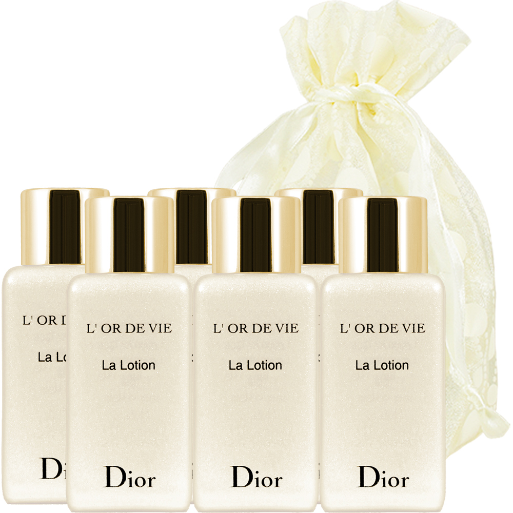 Dior 迪奧 生命之源金萃煥顏露(10ml)(長型新包裝)6入旅行袋組