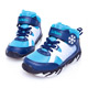 Dr. Apple 機能童鞋 白雪飄飄溫暖中筒童靴 藍 product thumbnail 1