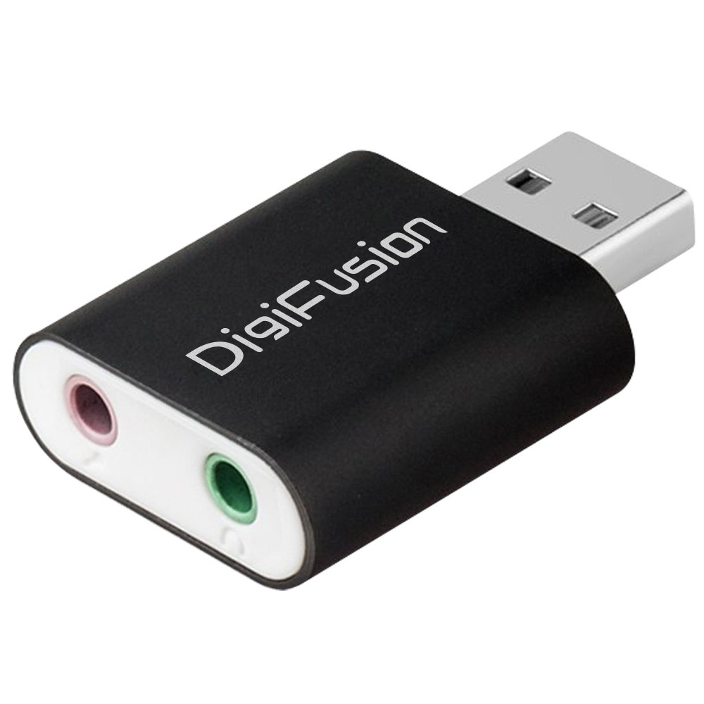 伽利略 USB2.0 鋁殼音效卡(黑色) (USB51B) product image 1