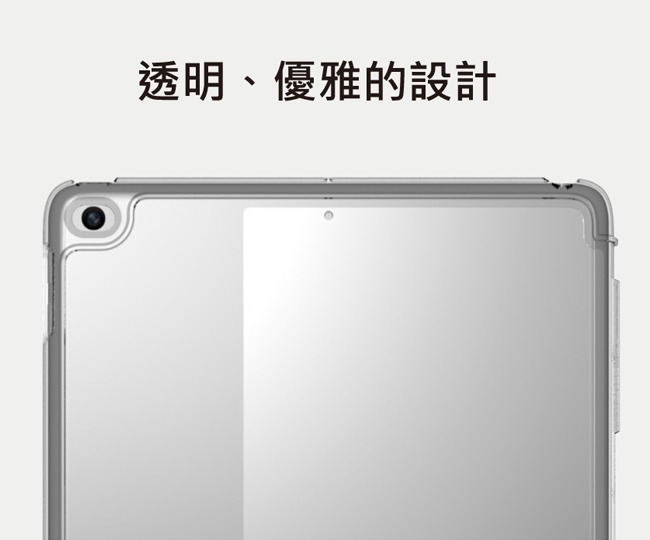 Speck Balance Folio Clear iPad 9.7吋(2018)側翻皮套