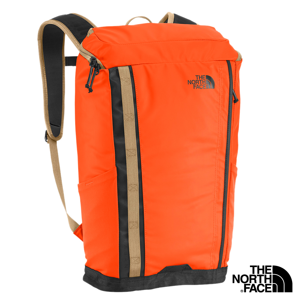 The North Face BASECAMP 23.5公升 風格雙肩背包 紅橘/黑