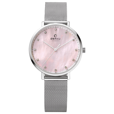 OBAKU 晨染無暇時尚米蘭錶-V186LXCPMC/37mm