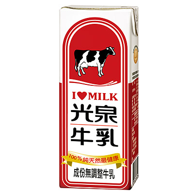 光泉 全脂牛乳保久乳(200mlx24入)