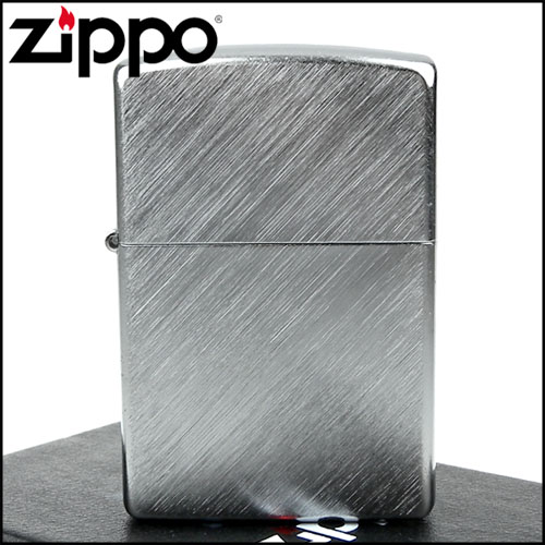 ZIPPO美系-Diagonal Weave-對角拉絲刷紋鍍鉻打火機