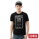 EDWIN T恤 牛仔褲線稿3M反光T恤-男-黑色 product thumbnail 1