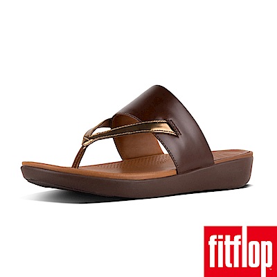 FitFlop DELTA TOE-THONG SANDALS -咖啡/鏡銅