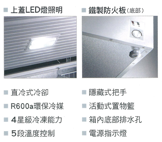 [館長推薦] Panasonic國際牌 204L臥式冷凍櫃 NR-FC208-W