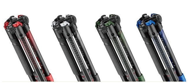 Manfrotto New Befree Color 自由者旅行腳架雲台套組-彩色版