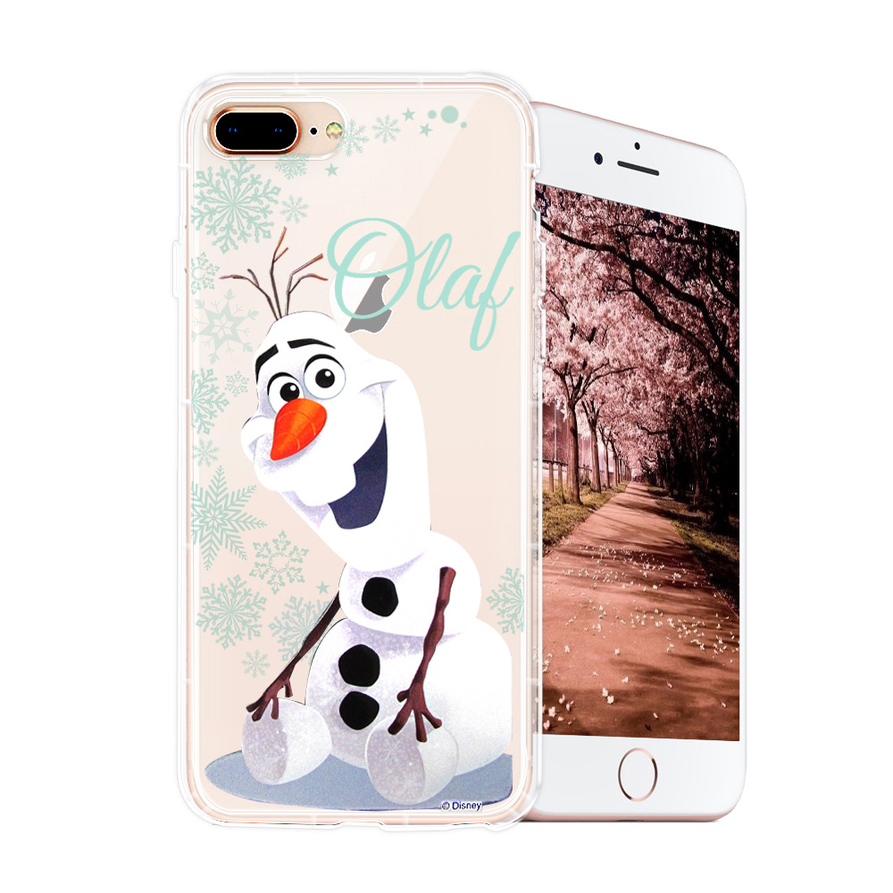 冰雪奇緣展場限定版 iPhone 8 plus/7 plus空壓殼(雪花雪寶)