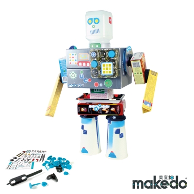 澳洲 Makedo 美度扣 引導創意 - 機器人學習款 33pcs