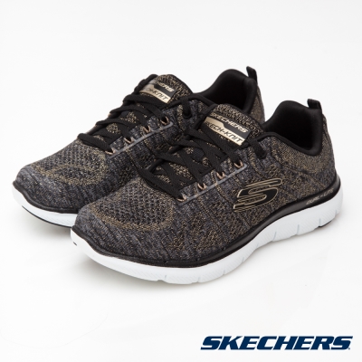 SKECHERS (女) 運動系列FLEX APPEAL 2.0-12617BKGD