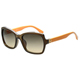 FENDI 時尚太陽眼鏡（透明咖啡+鵝黃腳） product thumbnail 1
