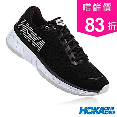 HOKA ONE ONE 女 CAVU路跑鞋 黑/白