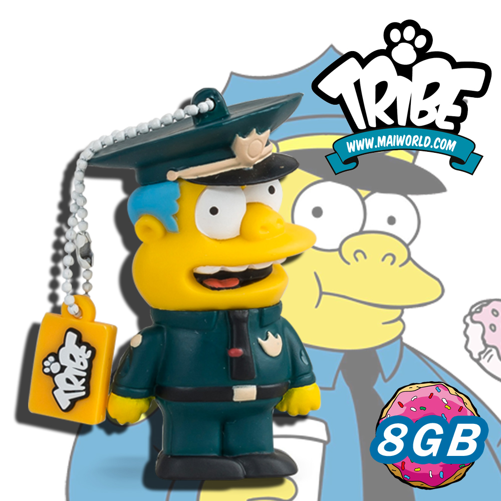 義大利TRIBE-辛普森一家 8GB 隨身碟 - 孔警官(WIGGUM)