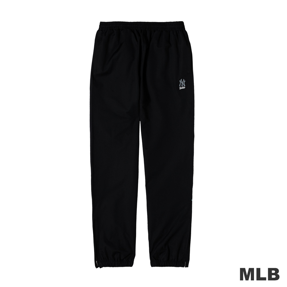 MLB-紐約洋基隊縮口防風長褲-黑色(男)