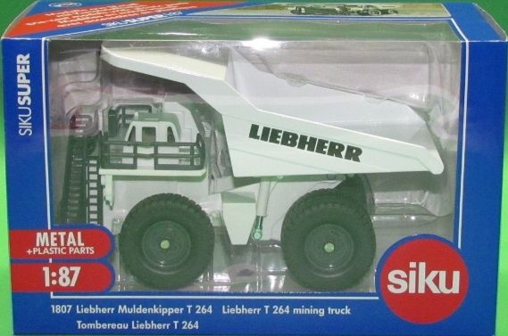 任選 SIKU 德國小汽車 合金車 LIBEBHERR 白色大砂石車 SU1807