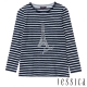 JESSICA - Paris 鐵塔條紋造型上衣（深藍） product thumbnail 1