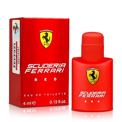 Ferrari法拉利  紅色法拉利男性淡香水小香4ml