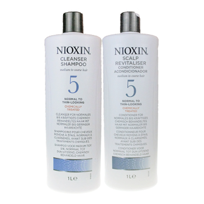 NIOXIN 耐奧森(儷康絲) 5號組合潔髮乳+甦活乳1000ML 公司貨