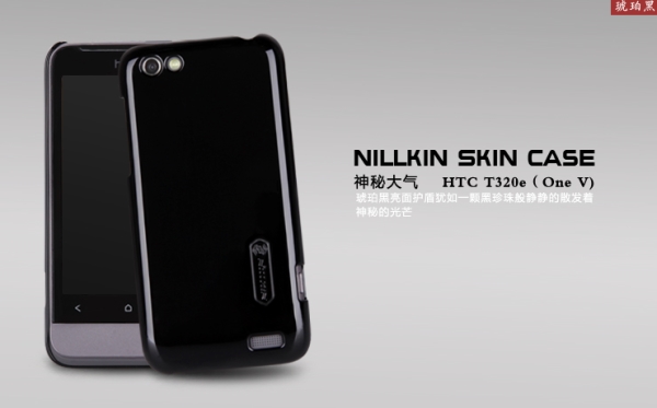 NILLKIN HTC ONE V T320E亮面護盾硬質保護殼