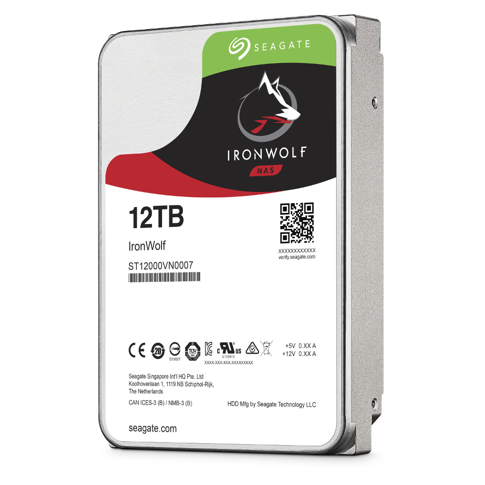 Seagate 哪嘶狼 Ironwolf 3.5吋 12TB NAS專用硬碟