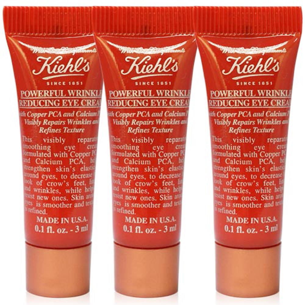 KIEHLS 超能量抗痕彈力眼霜3mlx3入