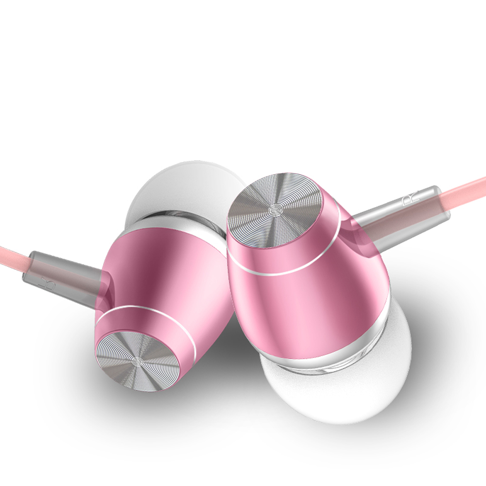 V13經典重低音入耳式金屬3D立體可通話線控耳機耳麥