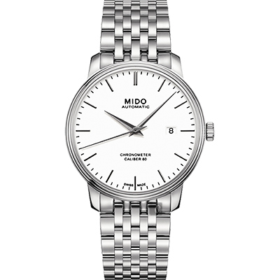 MIDO美度 永恆系列80小時天文台認證矽游絲機械腕錶