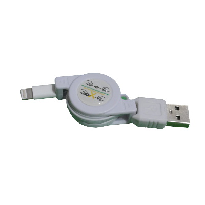 Ipad mini/Iphone5 USB 伸縮充電傳輸線 USB-131 1組/2入
