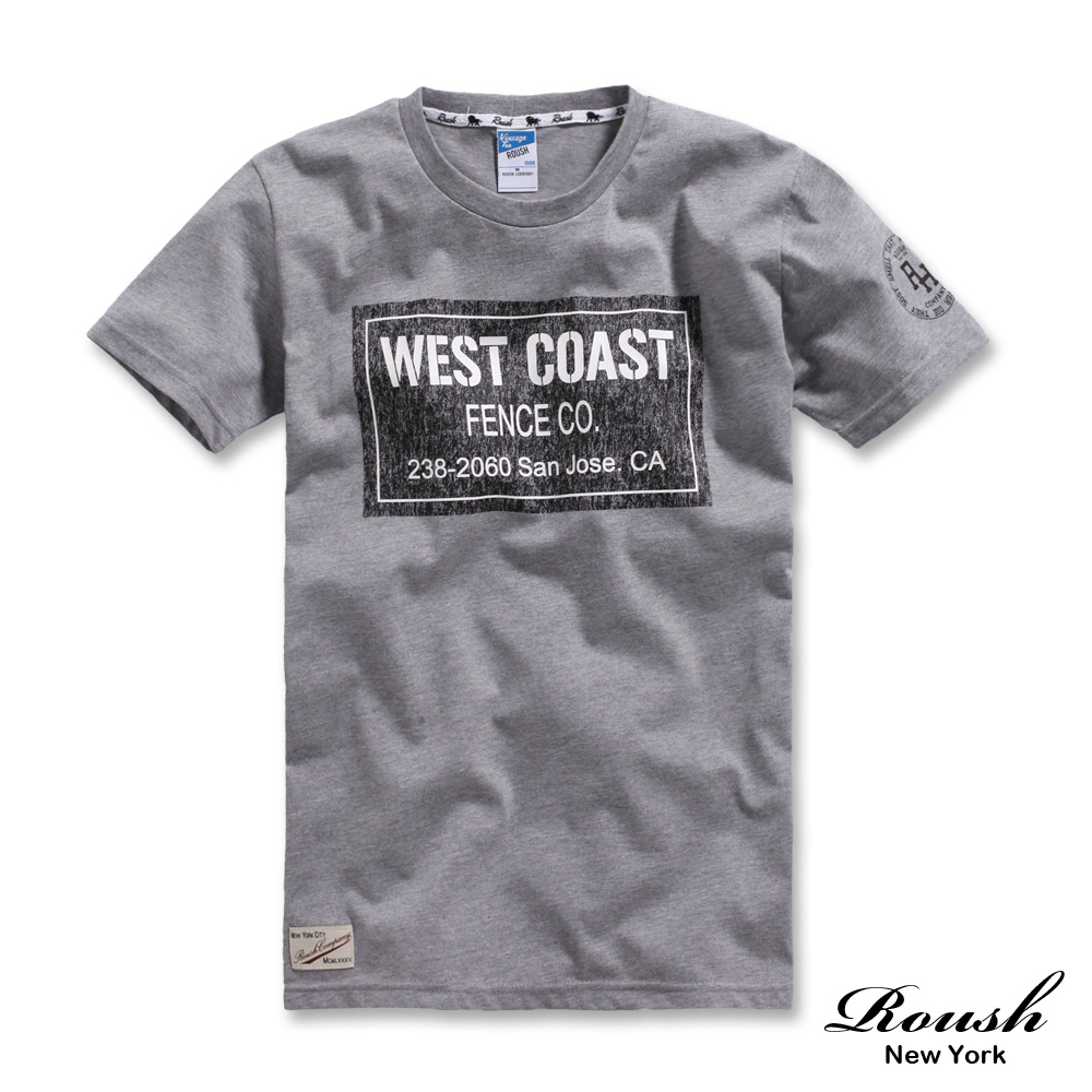 Roush WEST COAST西岸潮流短Tee (5色)