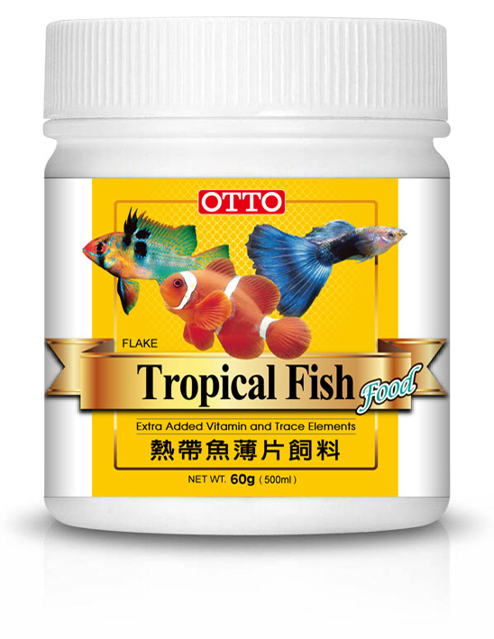 OTTO奧圖 熱帶魚薄片飼料 60g