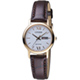 CITIZEN 星辰 知性美學時尚腕錶(EW3252-07A)-白x咖啡色錶帶/27mm product thumbnail 1