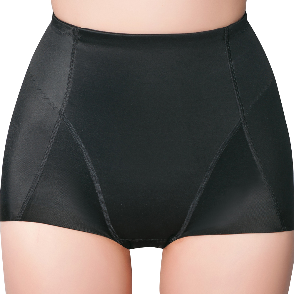 思薇爾 舒曼曲現 輕塑型系列高腰平口束褲-黑色