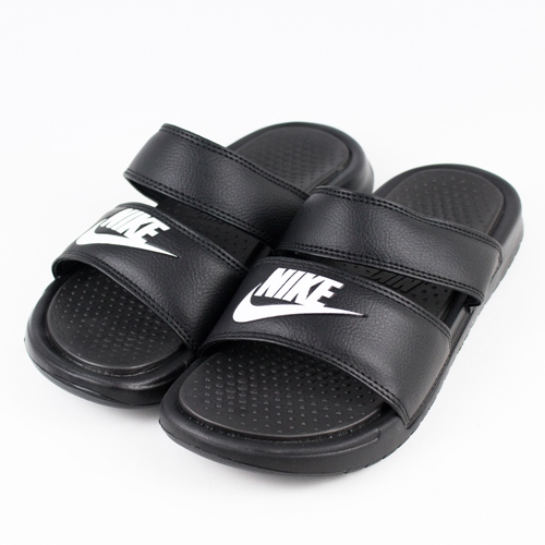 NIKE-BENASSI DUO女運動涼拖鞋-黑